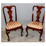 FINE 18TH CENTURY GEORGE III BALLOON SEAT SIDE CHA