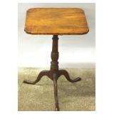 A 19TH CENTURY AMERICAN CHERRY CANDLESTAND