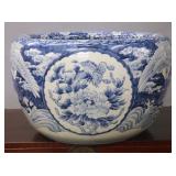 A JAPANESE PORCELAIN HIBACHI W/PHOENIX & PEONIES