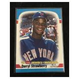1989 Fleer Heroes Darryl Strawberry Card