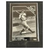 Insert Card Sporting News HOF Lou Gehrig
