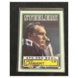 1983 Topps HOF Jack Lambert Card