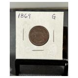 1869 Shield Nickel