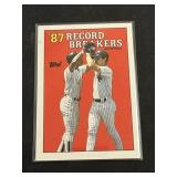 1988 Topps Mattingly / Henderson Card