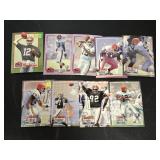 1993 Browns 9 Card Lot