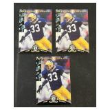 Jason Taylor 3 Card ROOKIE Lot