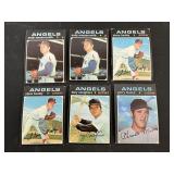 1971 Angels 6 Card Lot