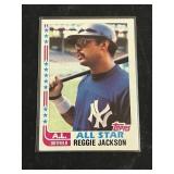 1982 Topps HOF Reggie Jackson Card