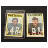 1971 Packers 2 Card Lot