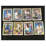 1988 Brewers 8 Card Lot