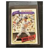 1980 Carl Yastrzemski Card