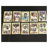 1978 Dolphins 10 Card Lot