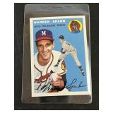 1954 Reprint Warren Spahn Card