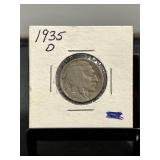 1935D Buffalo Nickel