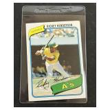 1980 Rickey Henderson Card