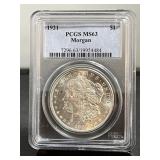 1921 Morgan Dollar PCGS MS 63