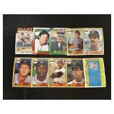 1980s Giants 10 Card Lot