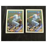 2 Card George Brett Lot