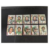 1978 Eagles 10 Card Lot