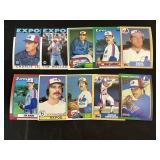 1980s Expos 10 Card Lot