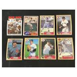 1980s Red Sox 8 Card Lot
