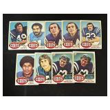 1976 Colts 9 Card Lot