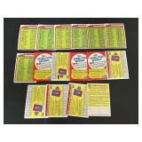 16 Card Lit Checklist & Special Cards