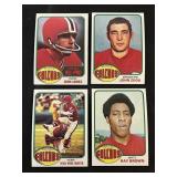 1976 Falcons 4 Card Lot