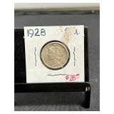 1928 Mercury Dime