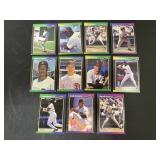 1989 Padres 11 Card Lot