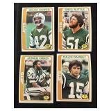 1978 Jets 4 Card Lot