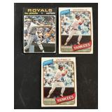 3 Card Lou Piniella Lot