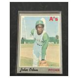 1970 Topps John Blue Moon Odom Card