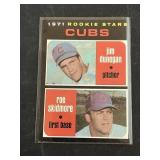 Rookie Card 1971 Topps Cubs Rookies