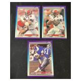 1990 Falcons 3 Card Lot