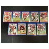 1990 49ers 9 Card Lot