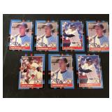 1988 Red Sox 7 Card Lot