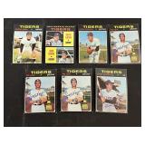 1971 Tigers 7 Card List