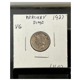 1927 Mercury Dime