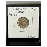 1942 Mercury Dime