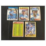 1980s Royals 4 Card Lot