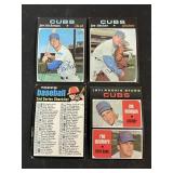 1971 Cubs 4 Card Lot