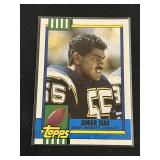 Rookie Card 1990 Topps Traded HOF Junior Seau