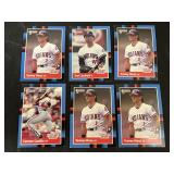 1988 Indians 6 Card Lot