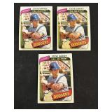 3 Card Steve Garvey Lot