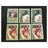 1978 49ers 6 Card Lot