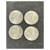 4 Susan B Anthony Dollars