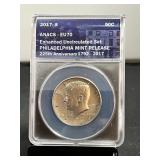 2017S Kennedy Half ANACS EU 70