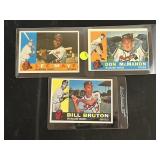 1960 Milwaukee Braves 3 Card Lot