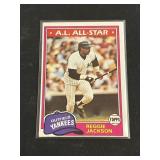 1981 Topps HOF Reggie Jackson Card